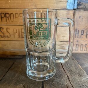 Heavy and Huge 8” Tall Heavyweight Dartmouth College Beer Mug